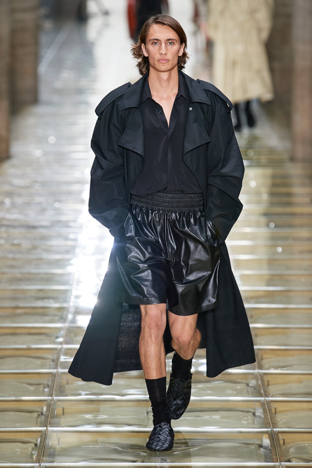 Black Leather shorts Bottega Veneta - Vitkac Canada